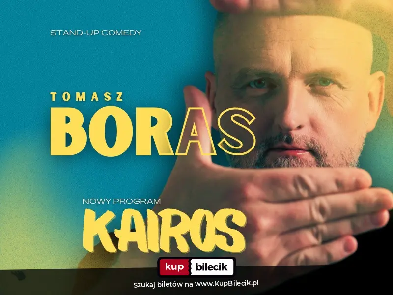 Plakat: Hypeart.group zaprasza: Tomasz Boras w programie "Kairos"