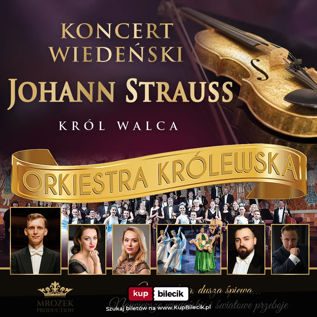 Plakat: Najpiękniejszy Koncert Wiedeński. Zrób prezent ukochanej osobie