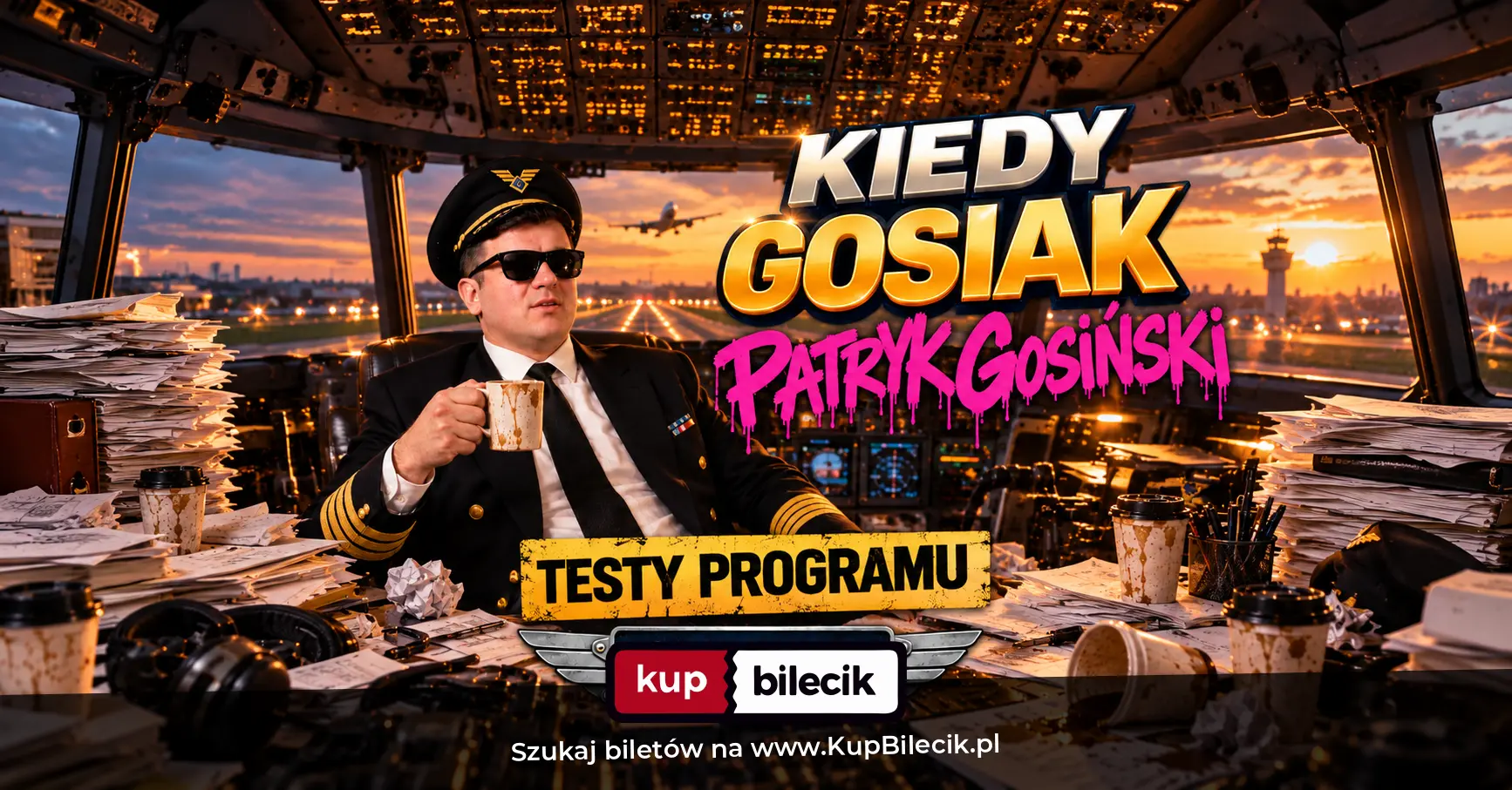 Plakat: Testy materiału " Kiedy Gosiak"