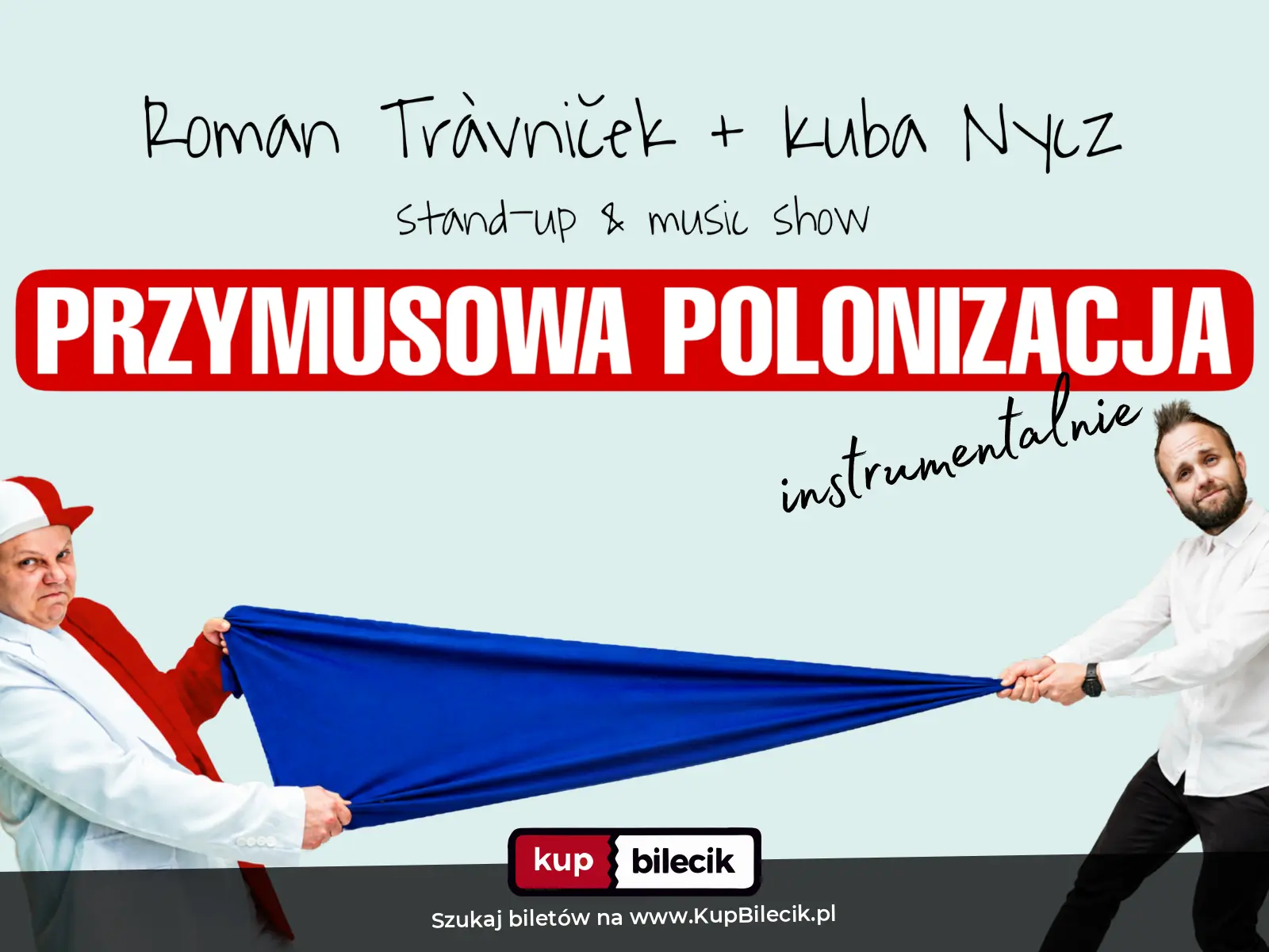 Plakat: Stand-up Music Show: Trávniček & Nycz