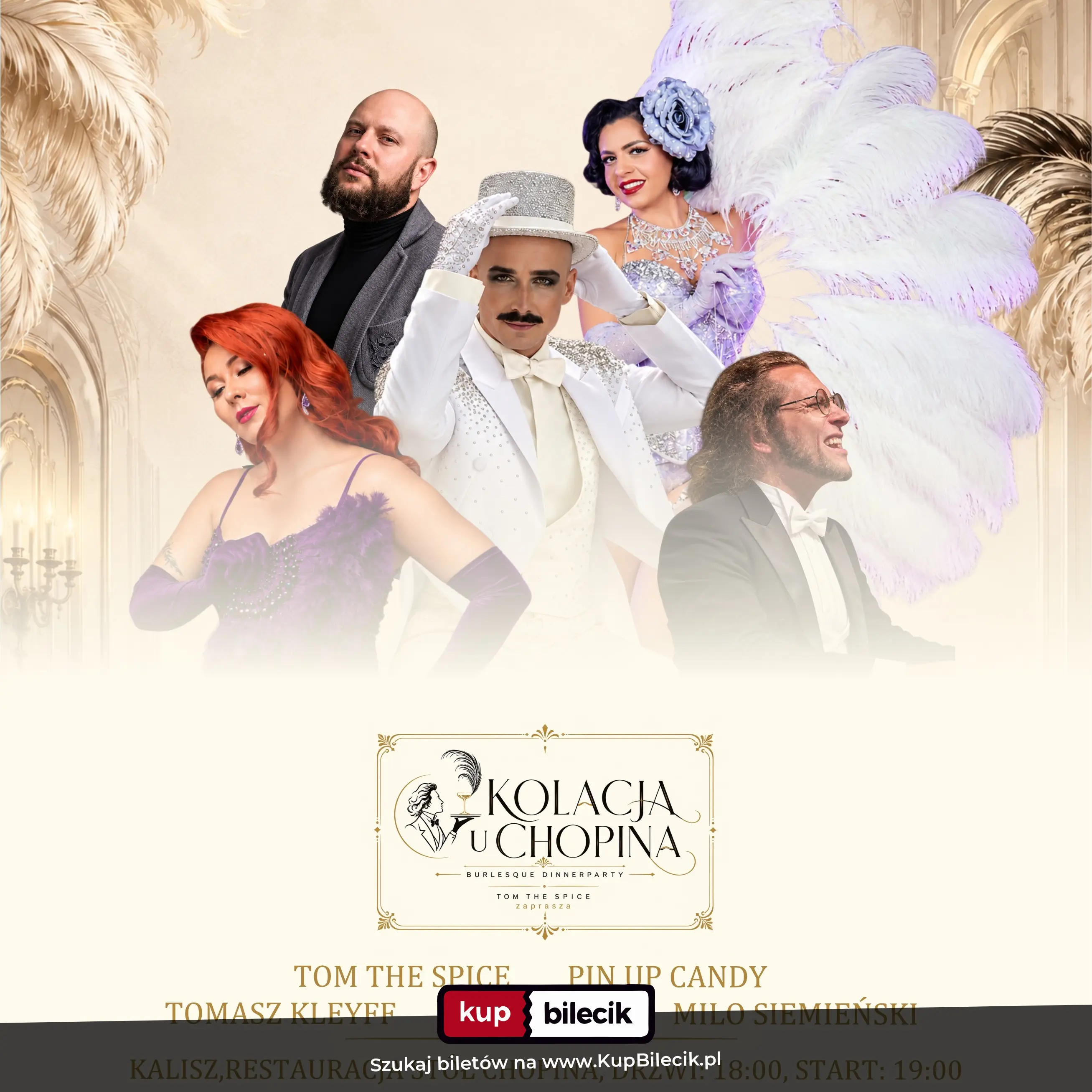 Plakat: Burlesque Dinner Party