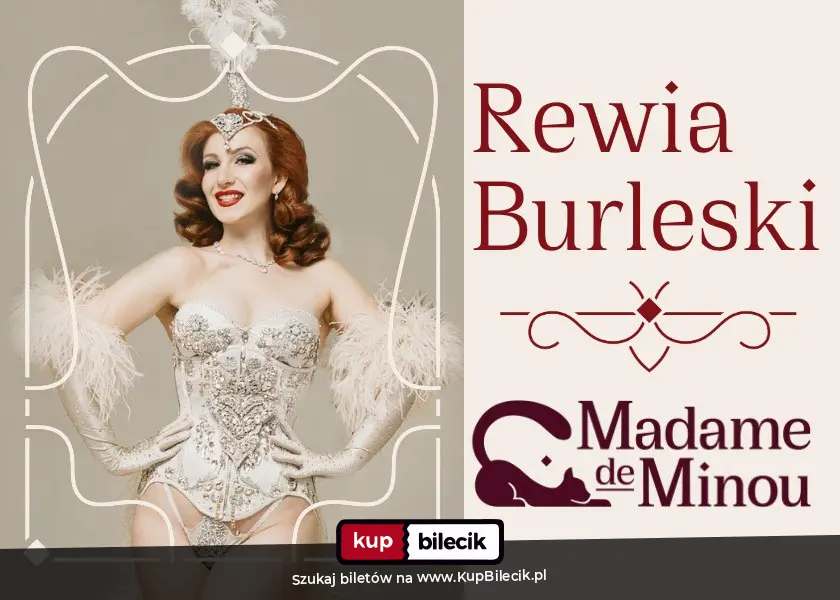 Plakat: Rewia Burleski by Madame de Minou 20.01 WARSZAWA