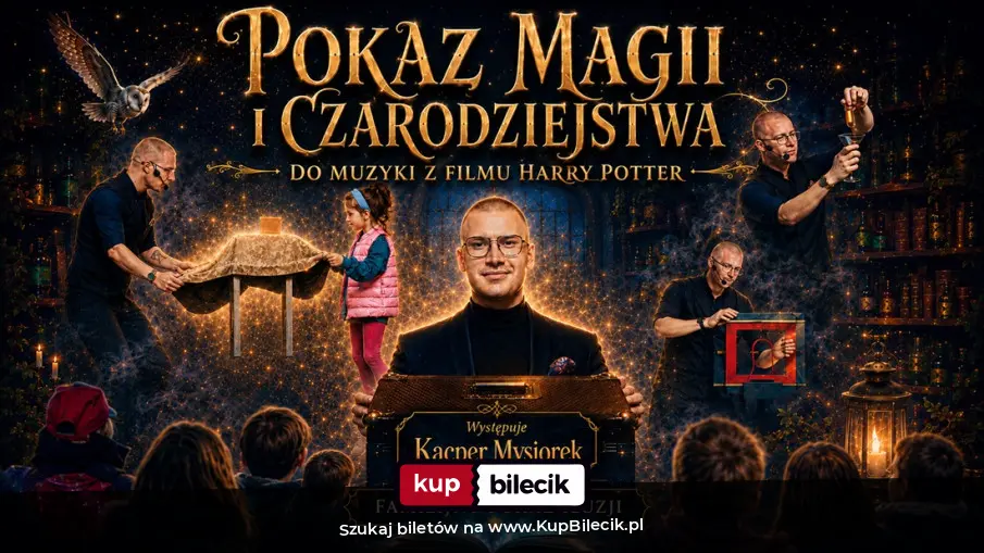 Plakat: Pokaz Magii i Czarodziejstwa
