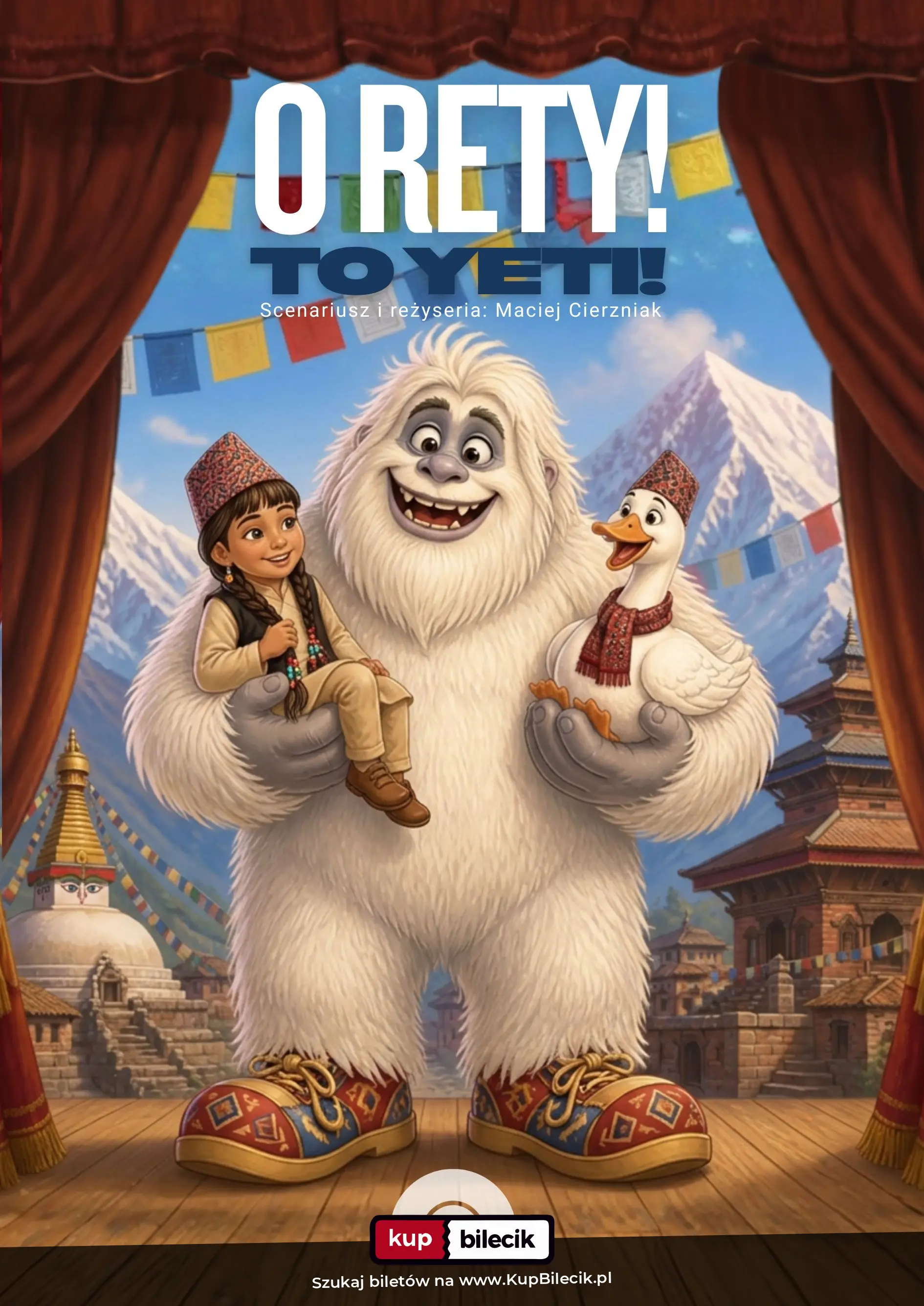 Plakat: O rety! To Yeti