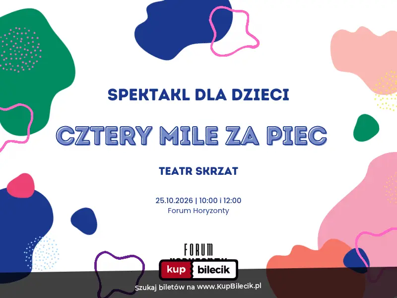 Plakat: Muzyczny spektakl dla dzieci