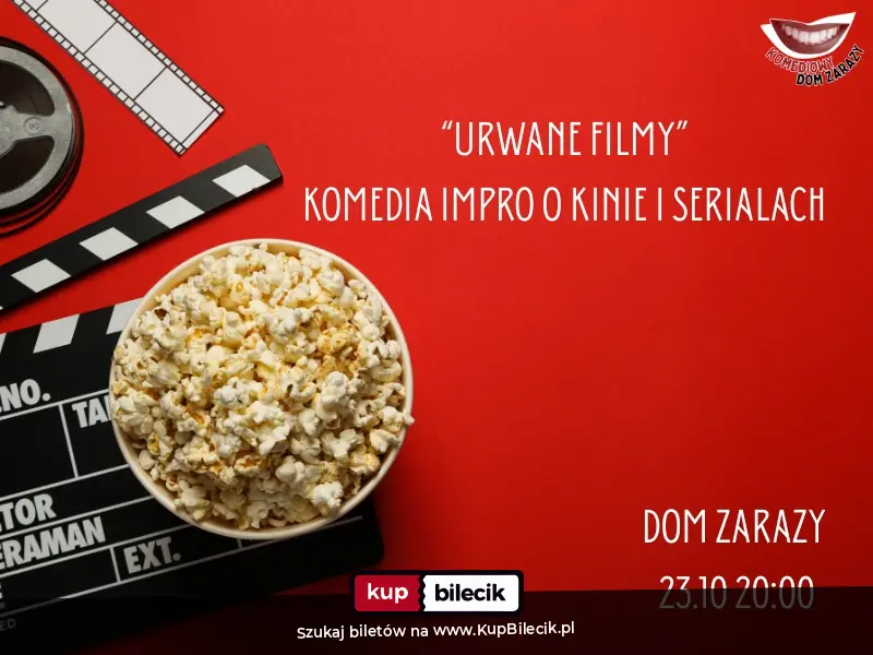 Plakat: Urwane filmy - Komedia impro o kinie i serialach