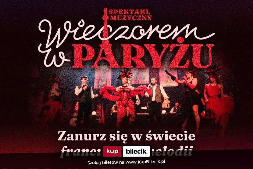 Plakat: Posłuchaj, jak śpiewa Paryż