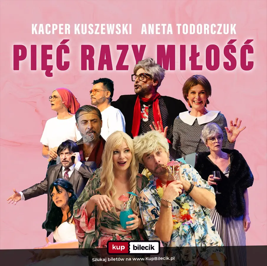 Plakat: Pięć razy miłość
