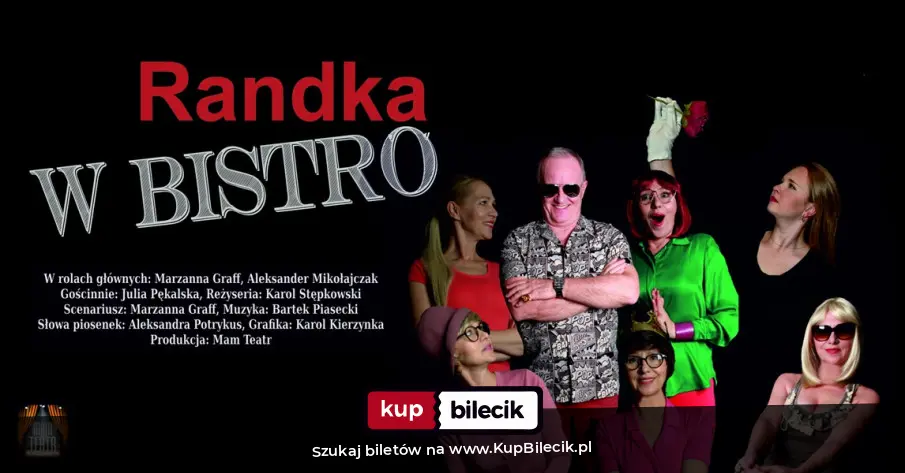Plakat: "Randka w Bistro" - komediowy zawrót głowy