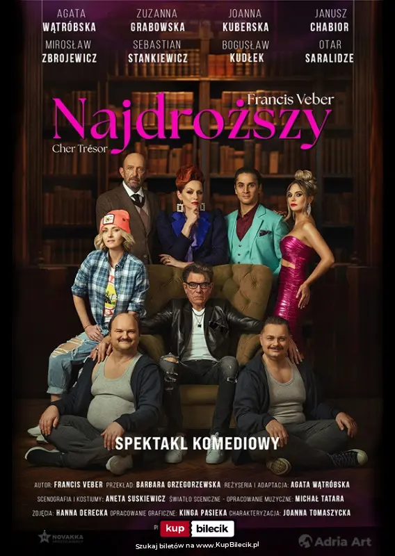 Plakat: Najdroższy — Spektakl komediowy