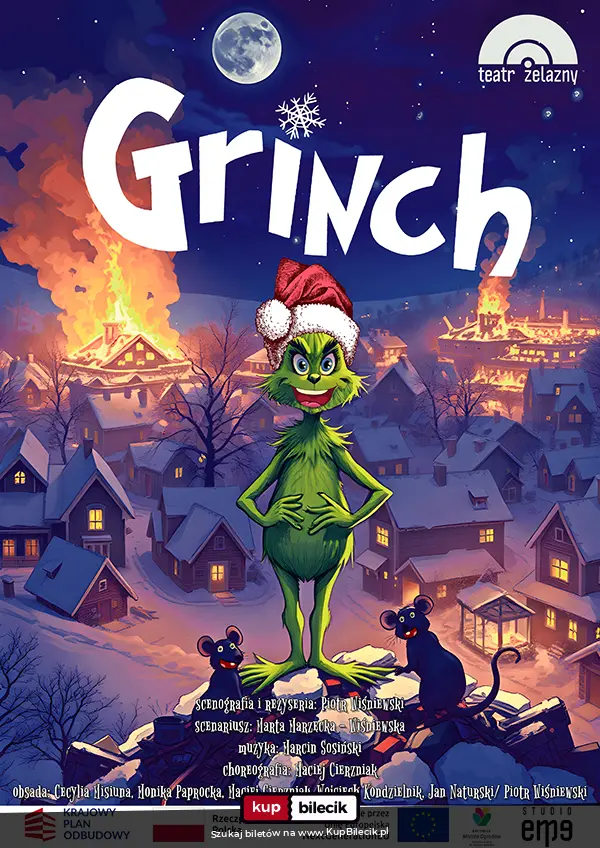 Plakat: GRINCH - Teatr Żelazny