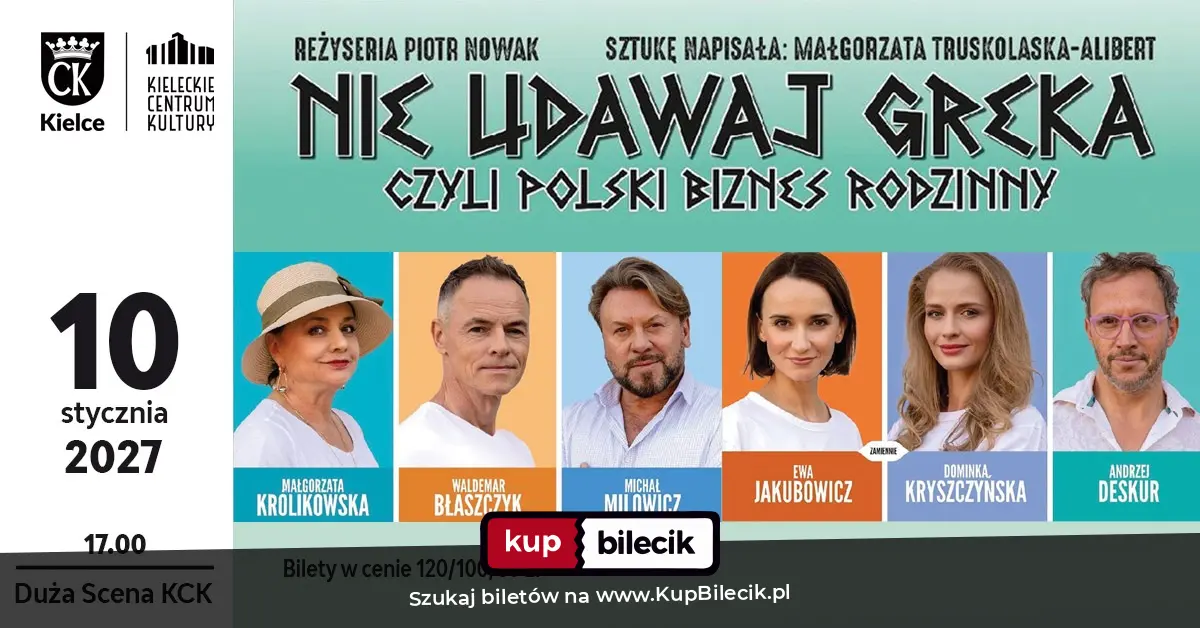 Plakat: Nie udawaj Greka