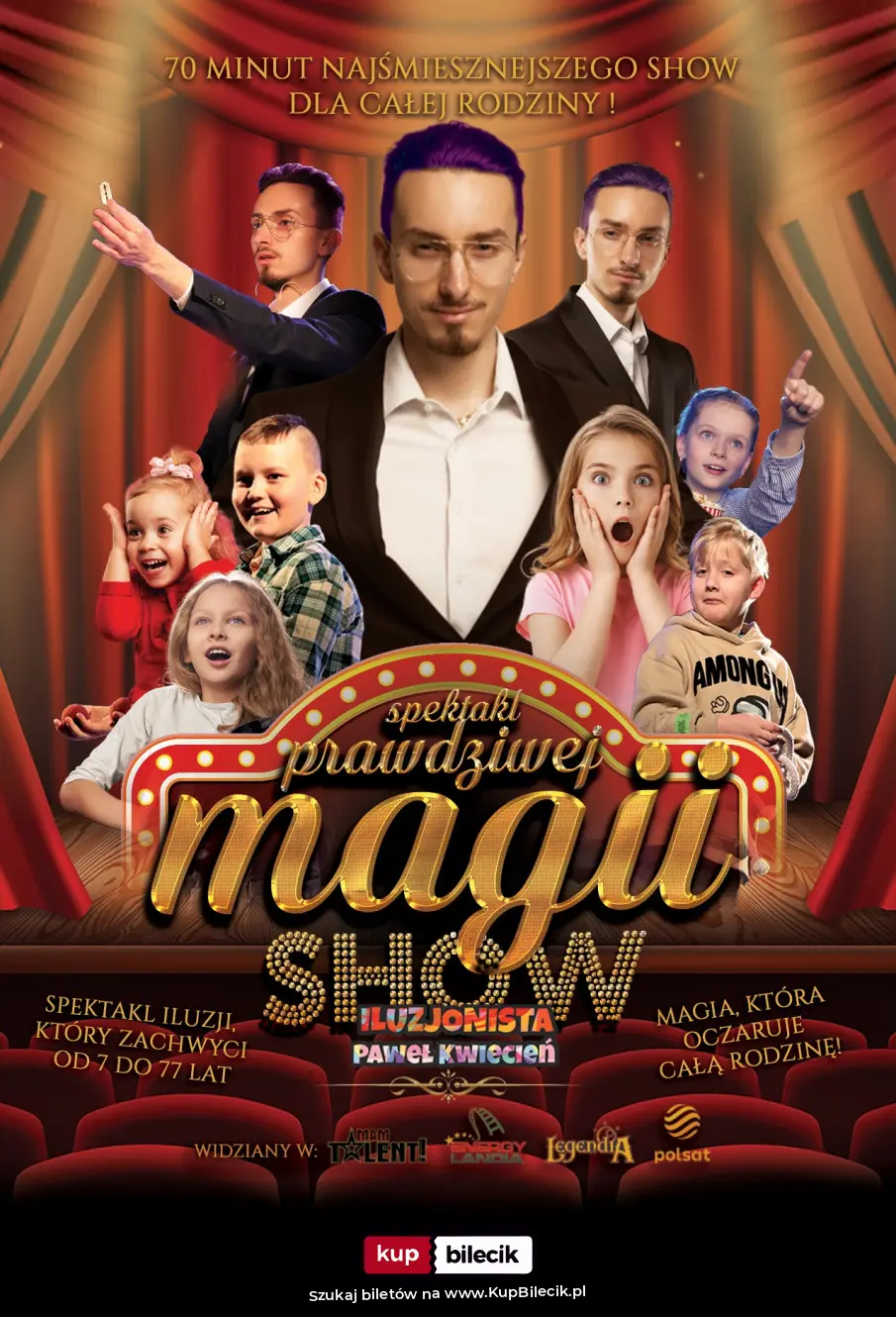 Plakat: Prawdziwa Magia - Familijny Spektakl Iluzji