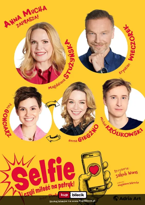 Plakat: Selfie, czyli miłość na pstryk