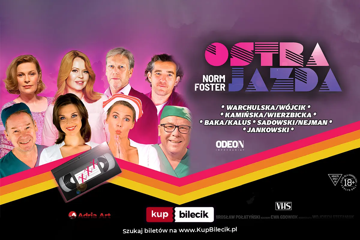 Plakat: Gorący spektakl w gwiazdorskiej obsadzie