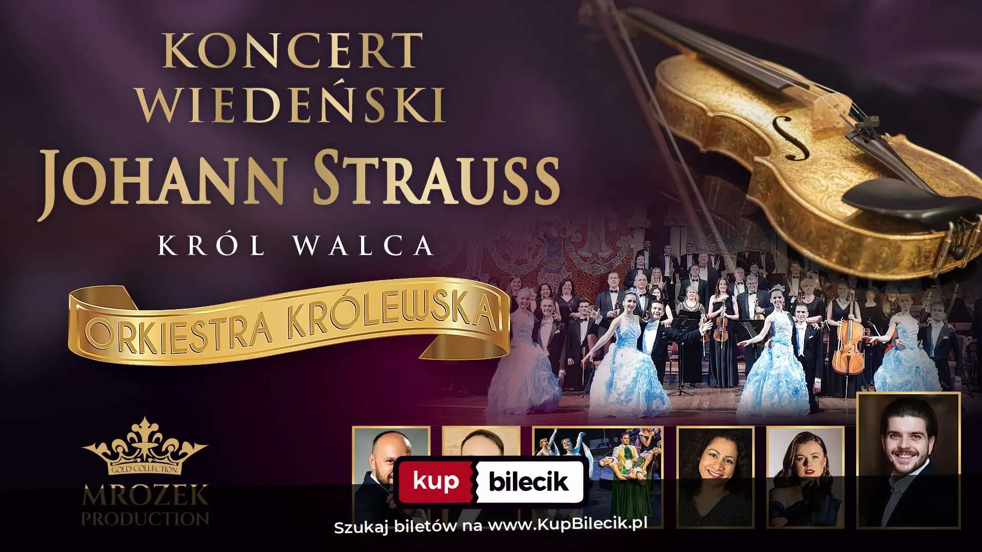 Plakat: Najpiękniejszy Koncert Wiedeński. Zrób prezent ukochanej osobie