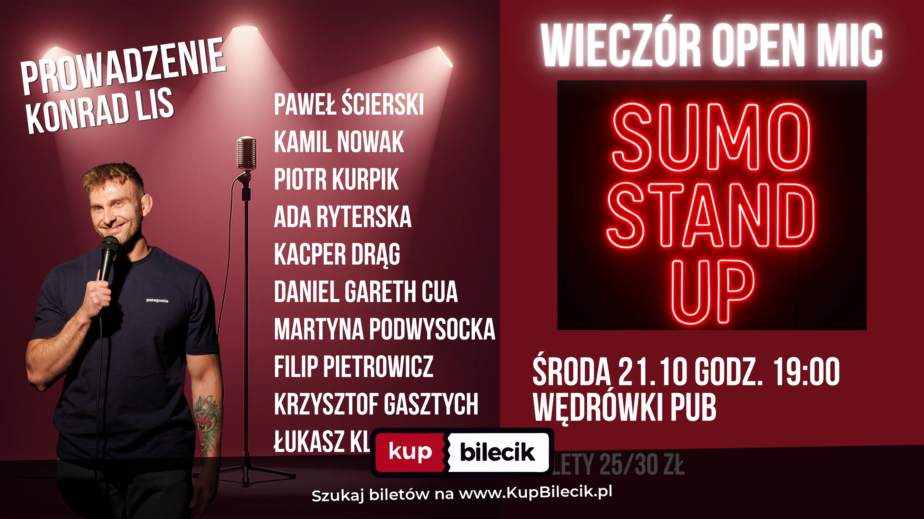 Plakat: SUMO - Stand-Up Mic Open