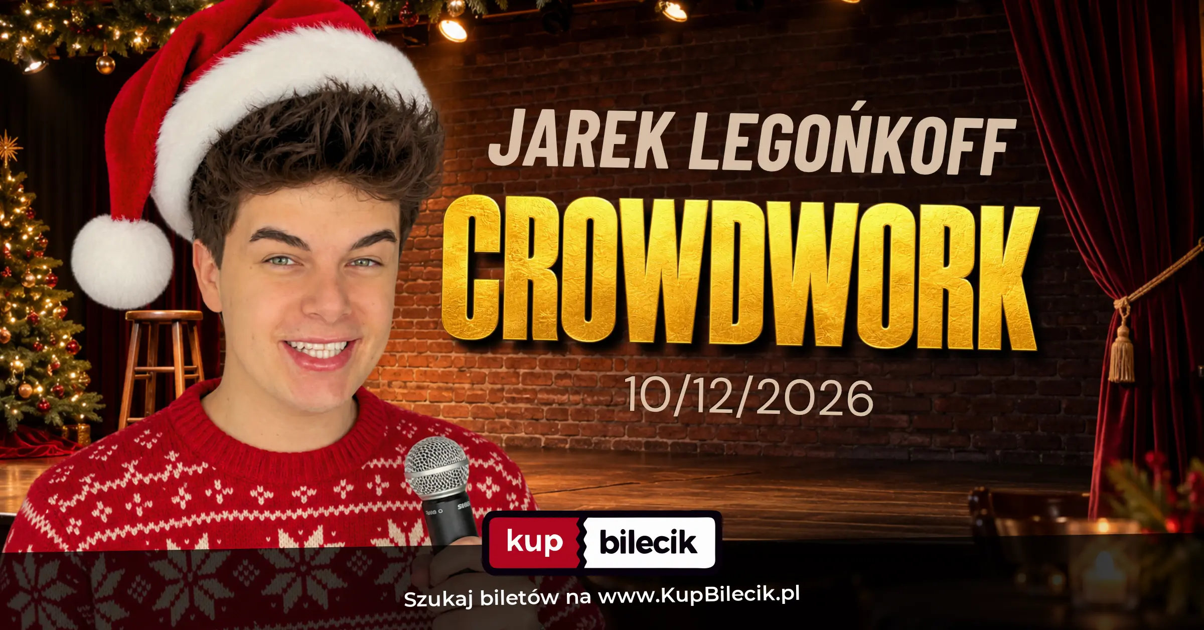 Plakat: Jarek Legońkoff | CROWDWORK | Nagranie na żywo