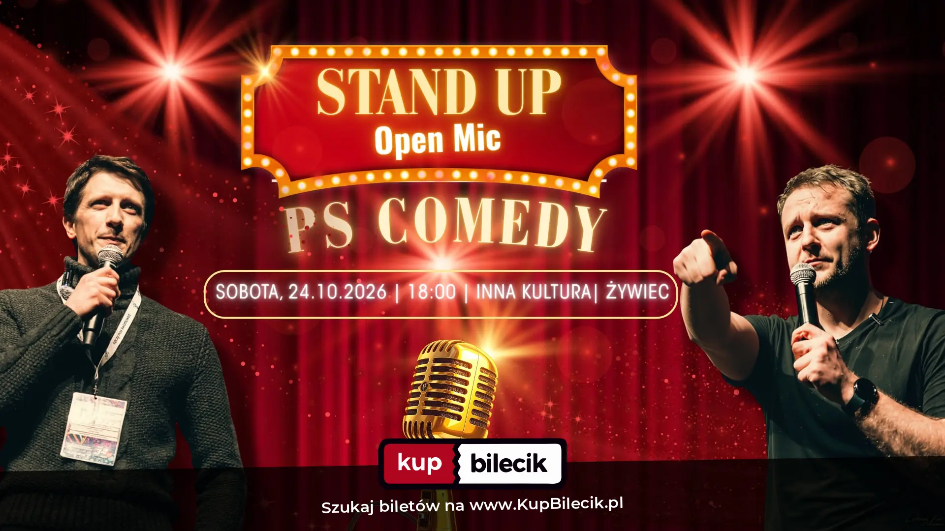 Plakat: Open Mic PS Comedy