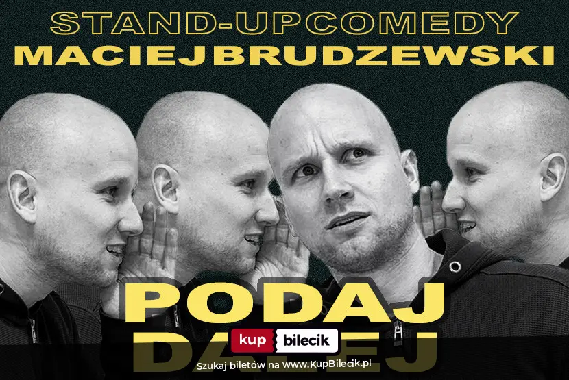 Plakat: Maciej Brudzewski w nowym programie "Podaj dalej"