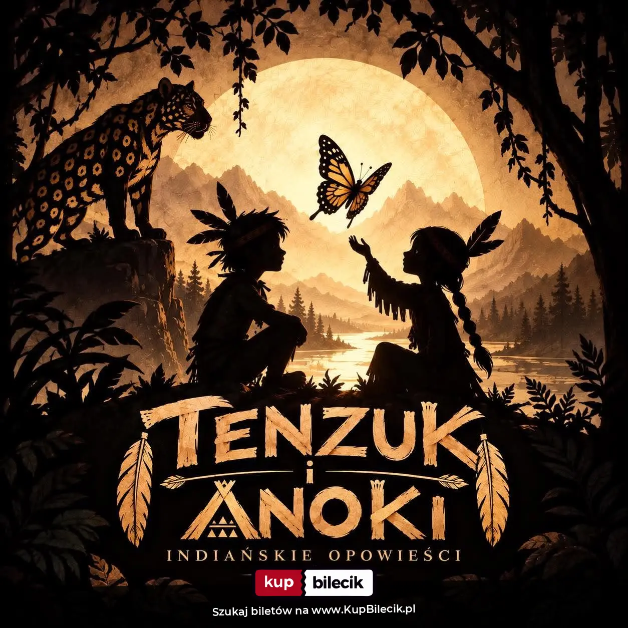 Plakat: Tenzunk I Anoki Indiańskie Opowieści
