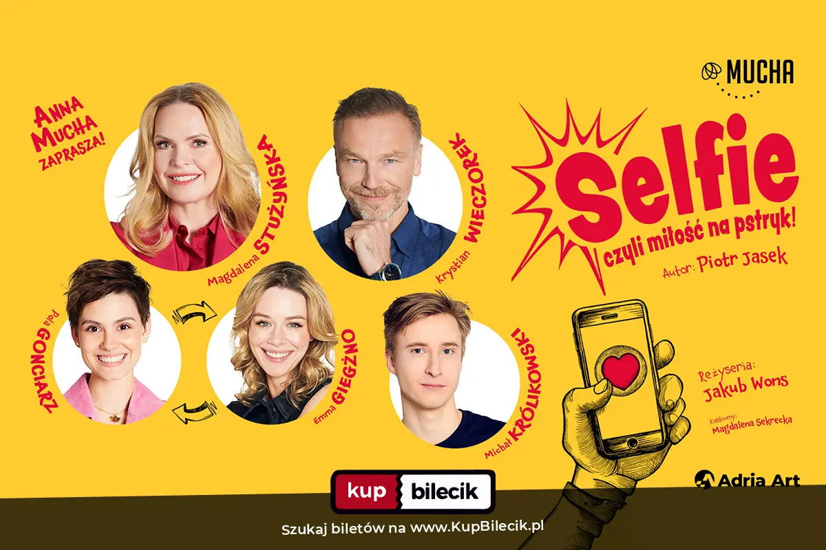 Plakat: Selfie, czyli miłość na pstryk