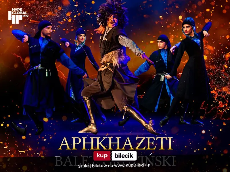 Plakat: APKHAZETI Narodowy Balet Gruzji z chórem i orkiestrą
