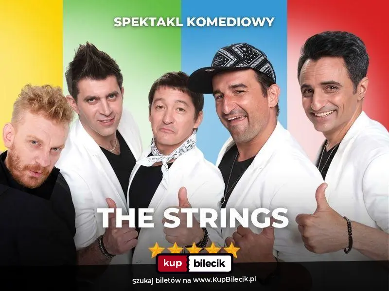 Plakat: Brzeziński, Koterski, Żukowski, Borowski, Wieszczek reż. M. Kowalewski
