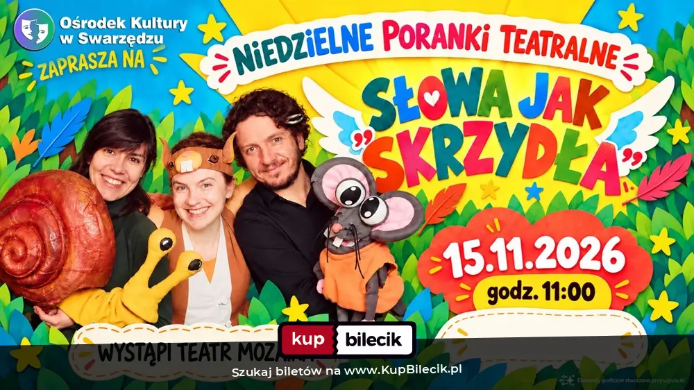 Plakat: "Słowa jak skrzydła"