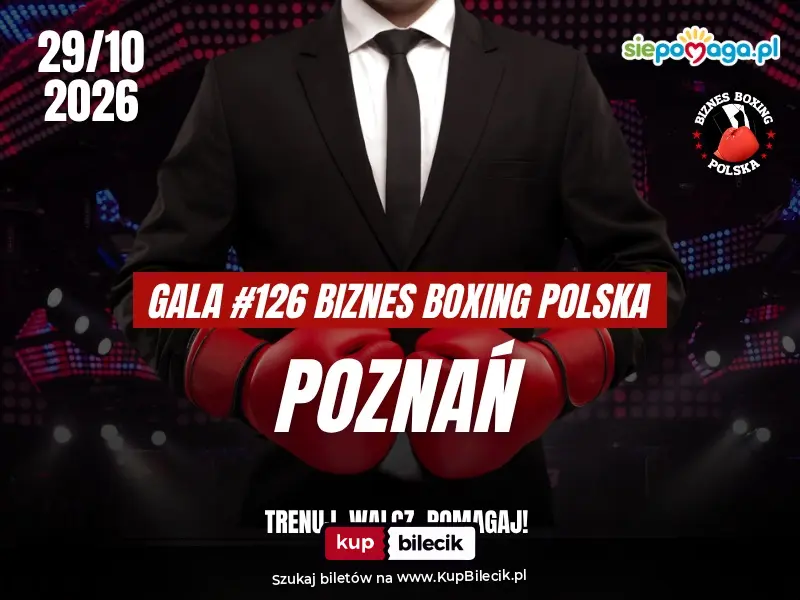 Plakat: 126. Gala Biznes Boxing Polska