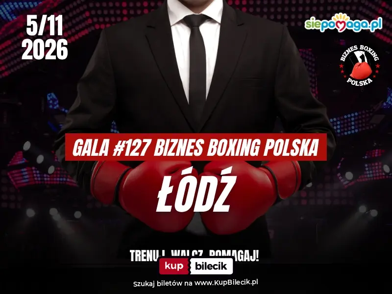 Plakat: 127. Gala Biznes Boxing Polska