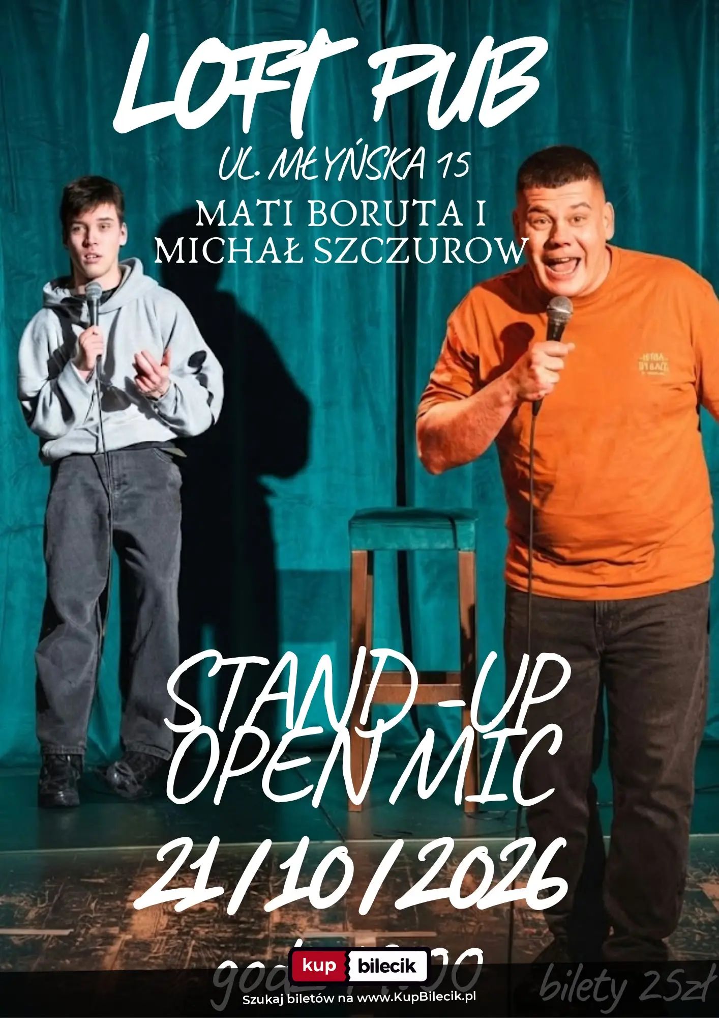 Plakat: Stand Update Trójmiasto przedstawia | Open mic