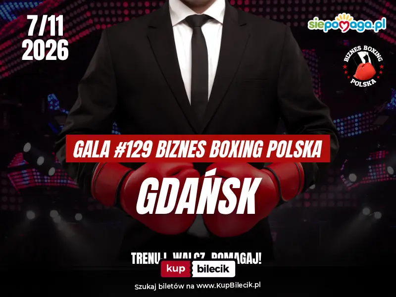 Plakat: 129. Gala Biznes Boxing Polska