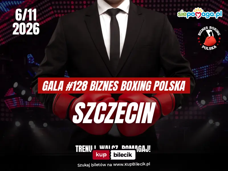 Plakat: 128. Gala Biznes Boxing Polska