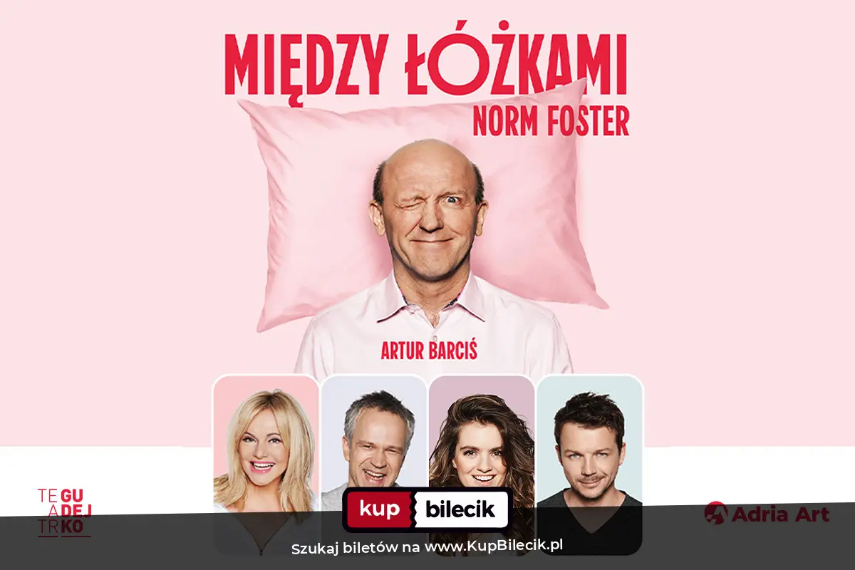 Plakat: Między łóżkami — Spektakl komediowy
