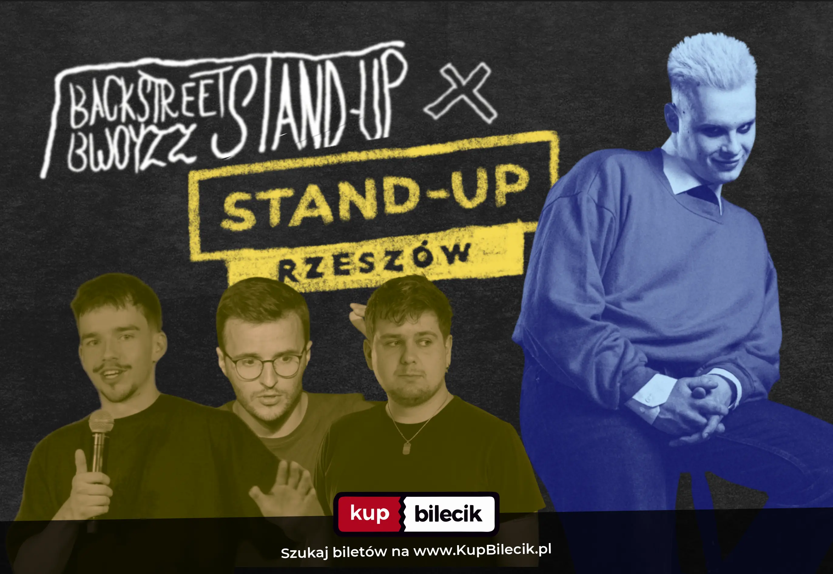 Plakat: Stand-up Rzeszów x Backstreet Bwoyzz