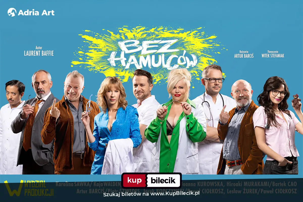 Plakat: Bez hamulców - jazda bez trzymanki