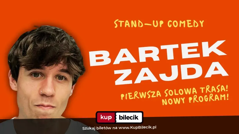 Plakat: Bartek Zajda rusza w Polskę solo