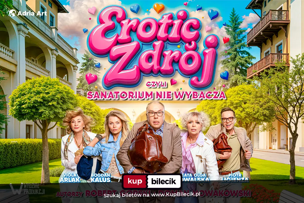 Plakat: Erotic-Zdrój, czyli sanatorium nie wybacza