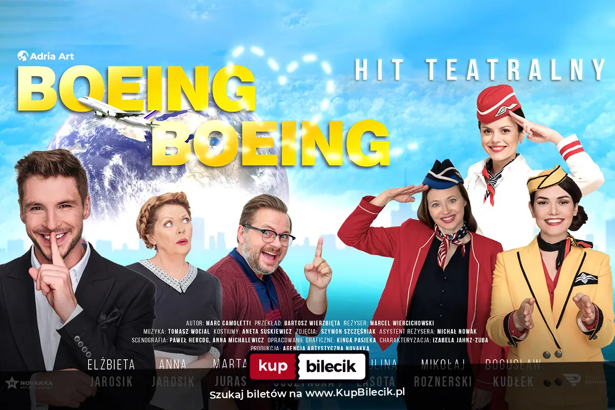 Plakat: Boeing Boeing - odlotowa komedia z udziałem gwiazd