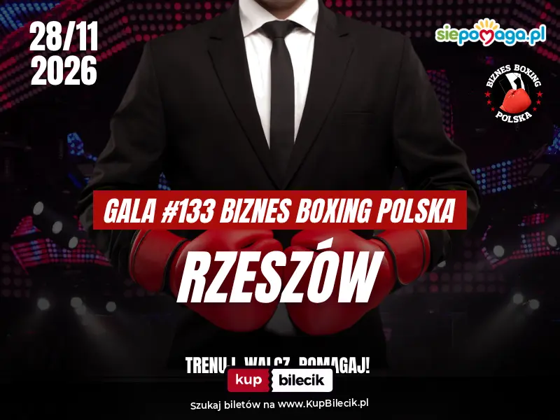 Plakat: 133. Gala Biznes Boxing Polska