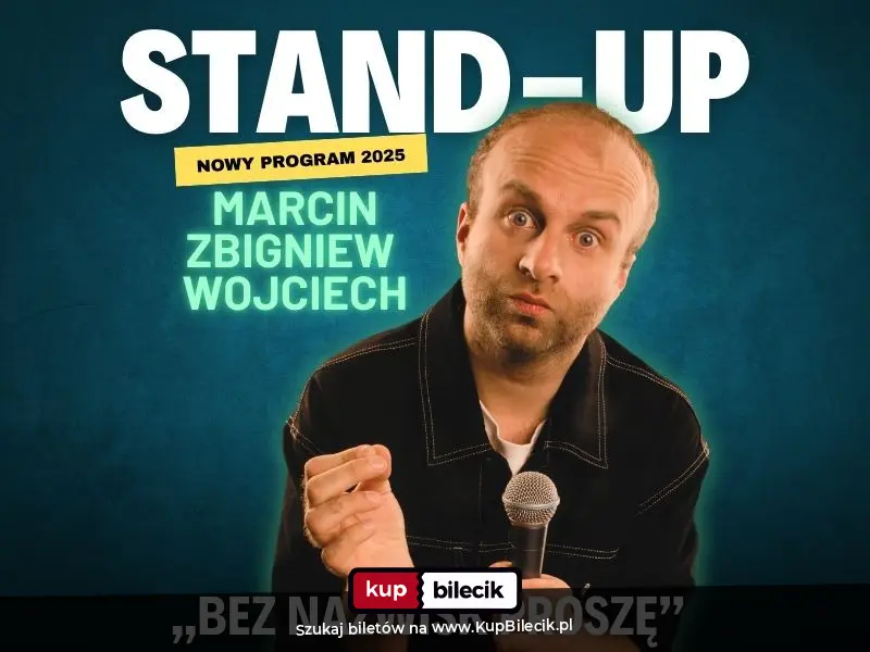 Plakat: W programie "Bez nazwisk proszę"
